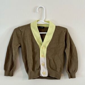 Il Gufo Brown and Cream Kids Sweater
